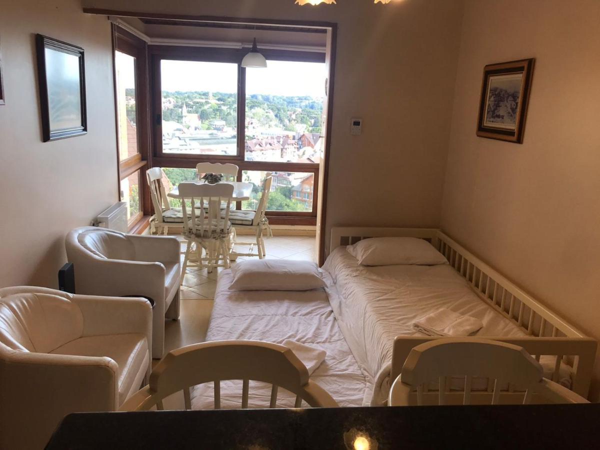 Ferienwohnung Flat Gramado Centro - Proximo Da Rua Coberta Exterior foto